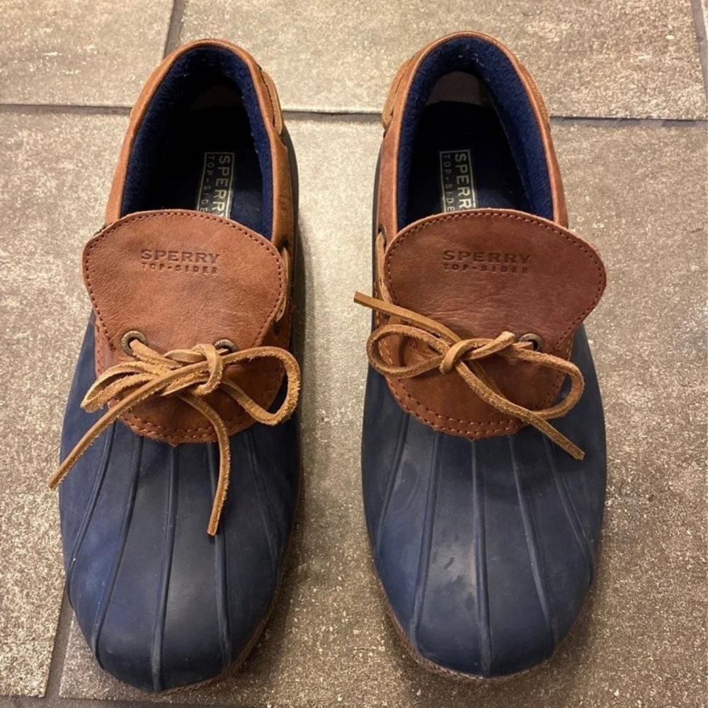 Sperry rubber boat shoes